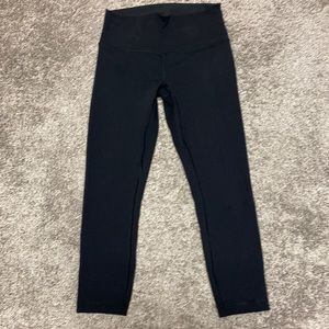 Lululemon Wunder Under Crop 23” black